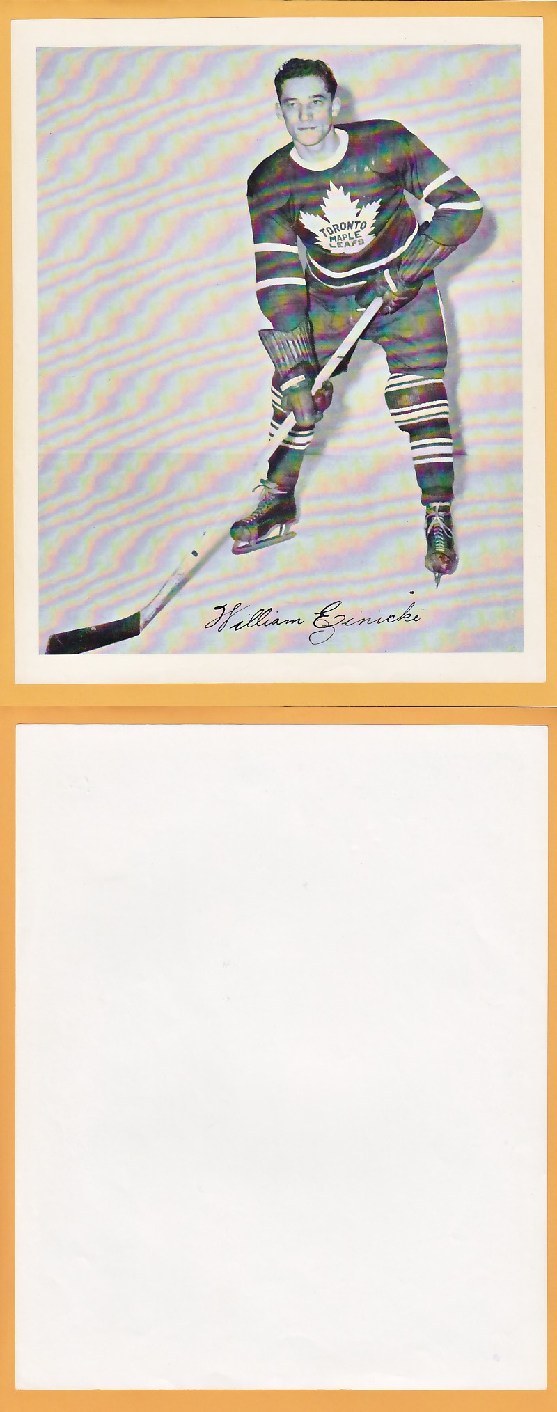 1945-54 QUAKER OATS PHOTO BILL EZINICKI V.2 photo 1945-54 QUAKER OATS PHOTO BILL EZINICKI V.2 photo